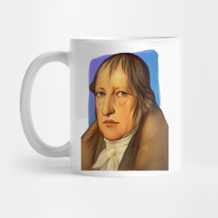 German Philosopher Georg Wilhelm Friedrich Hegel illustration Mug